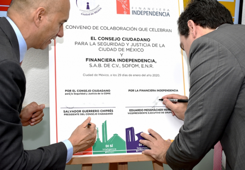 SUBSCRIBE CONSEJO CIUDADANO CONVENIO DE COLABORACIÓN CON FINDEP